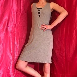 Charlotte Russe XL gray T-shirt like tank dress
